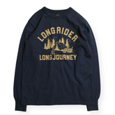 "LONG JOURNEY" LONG SLEEVES TEE - NAVY